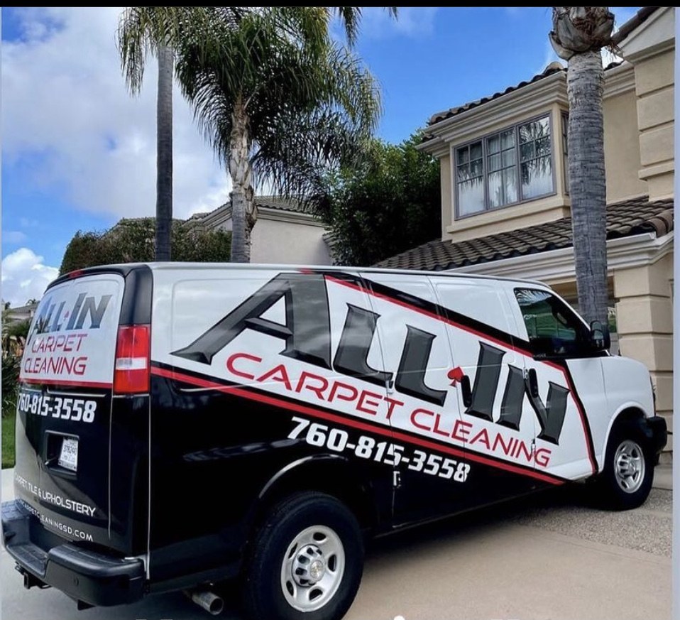The All In Carpet Cleaning Tile & Grout van